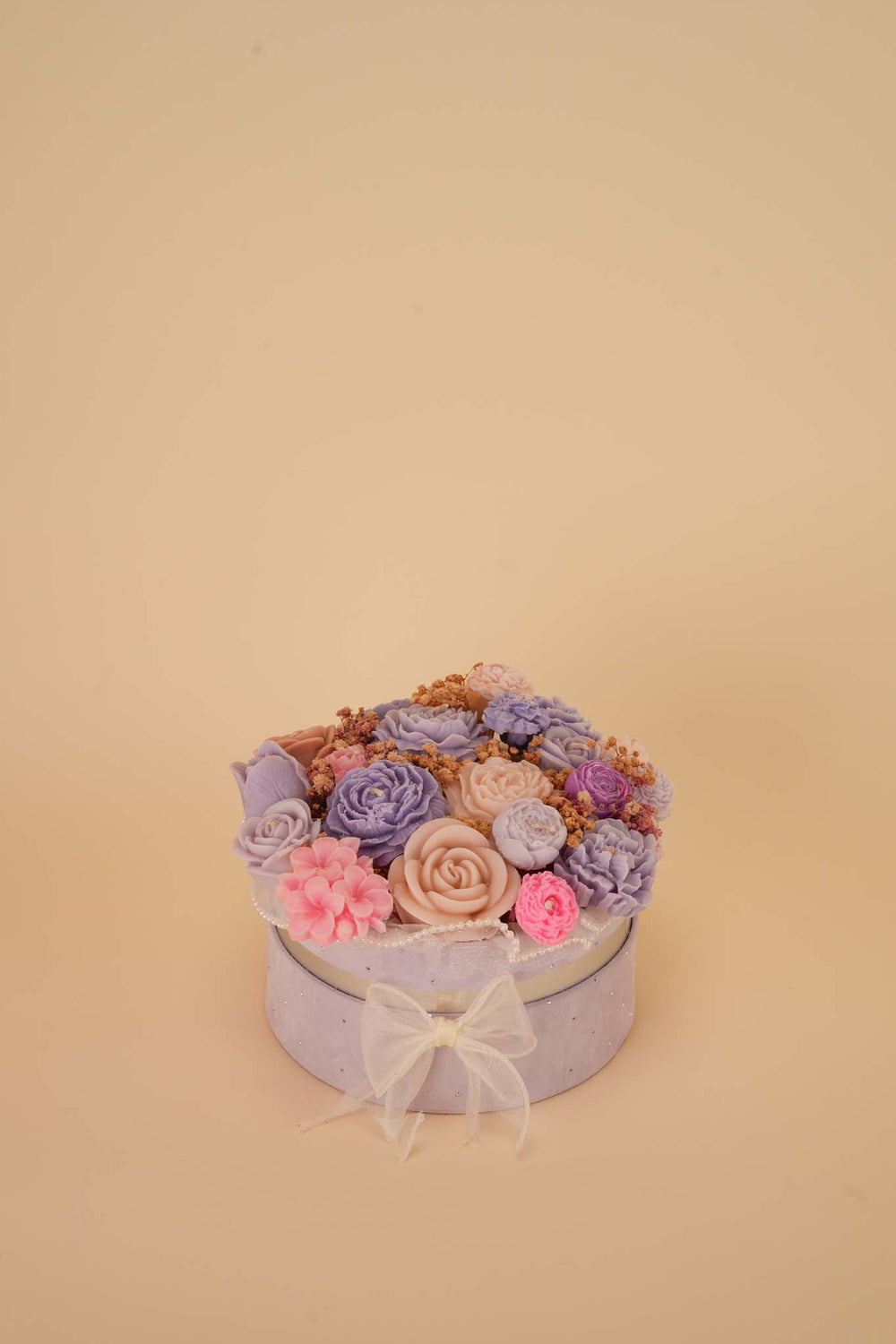 Lavender Dream Candle Flower Box