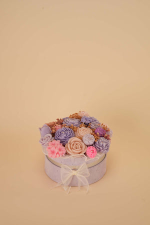 Lavender Dream Candle Flower Box