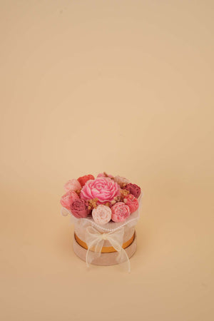 Floral candle box
