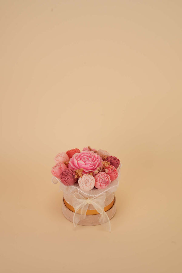 Floral candle box
