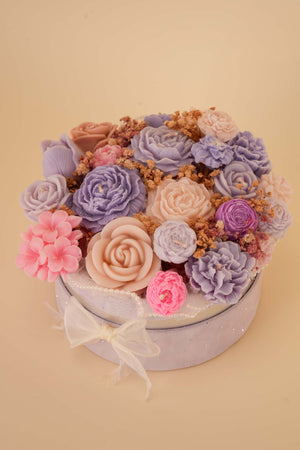 Lavender Dream Candle Flower Box