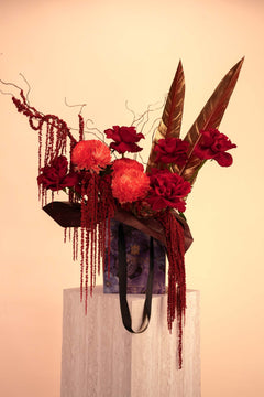 Crimson Royalty Bag Arrangement