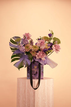 Lavender Haze Bag Arrangement
