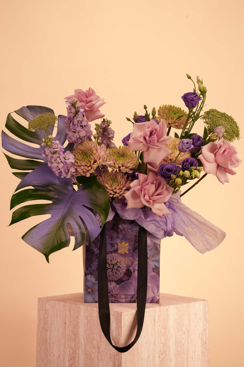 Lavender Haze Bag Arrangement