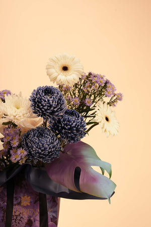 The Midnight Indigo Bag Arrangement