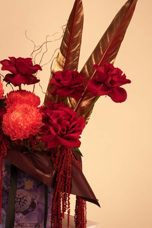 Crimson Royalty Bag Arrangement