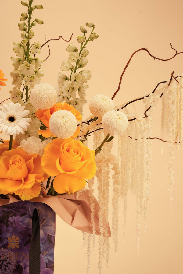 Golden Solstice Bag Arrangement