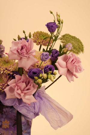 Lavender Haze Bag Arrangement