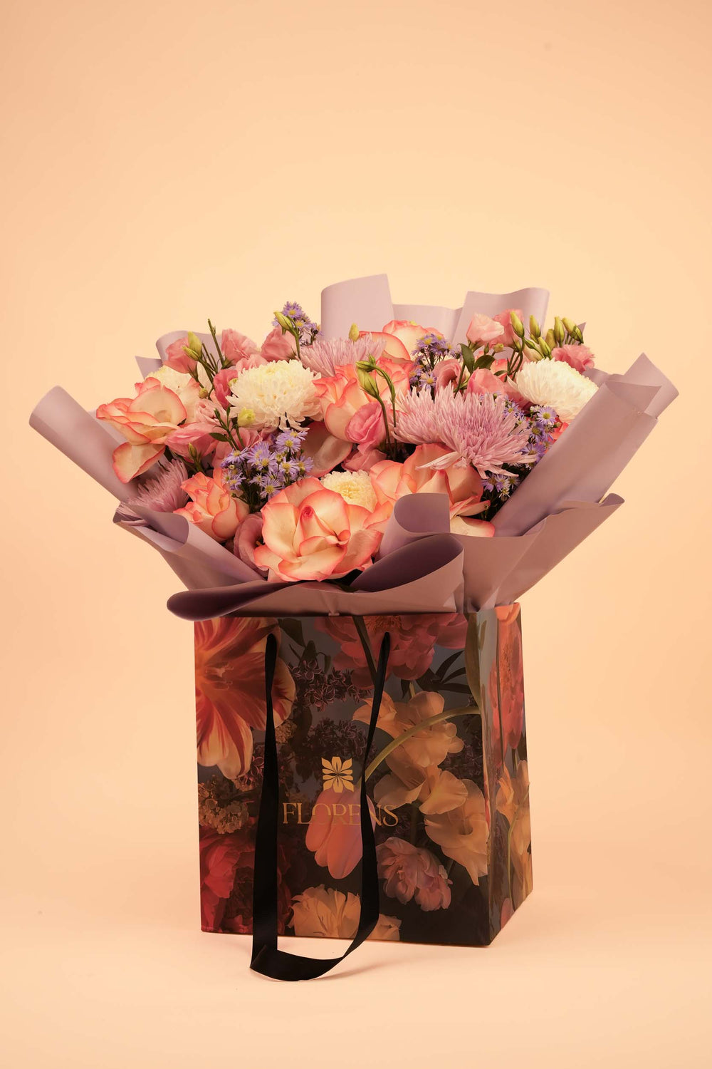 The Grand Sunset Velvet Large Bag Arrangement