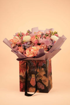 The Grand Sunset Velvet Large Bag Arrangement