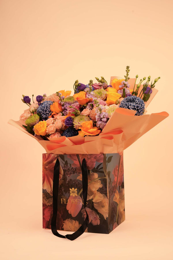 The Sunset Indigo Horizon Large bag Arrangement