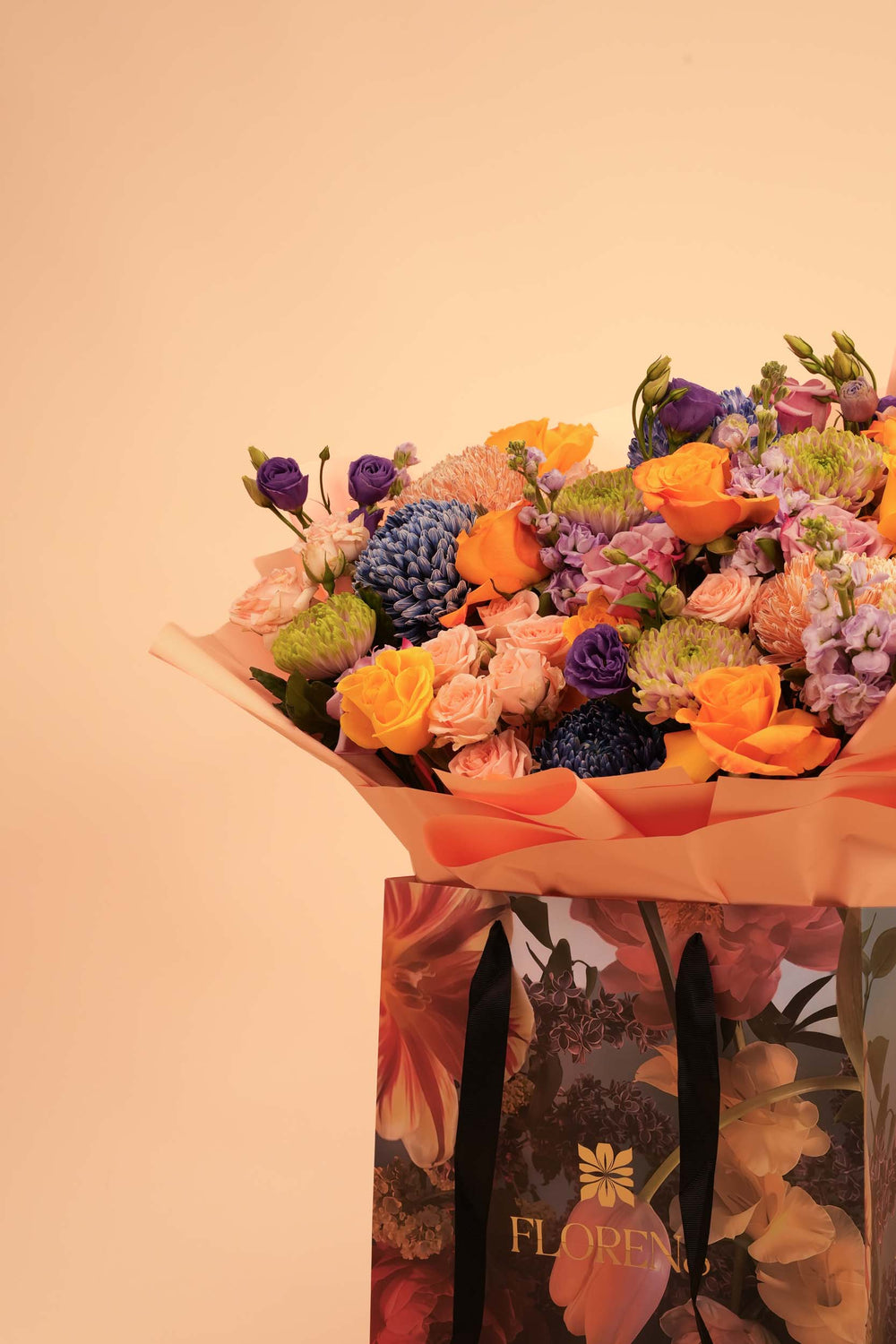 The Sunset Indigo Horizon Large bag Arrangement