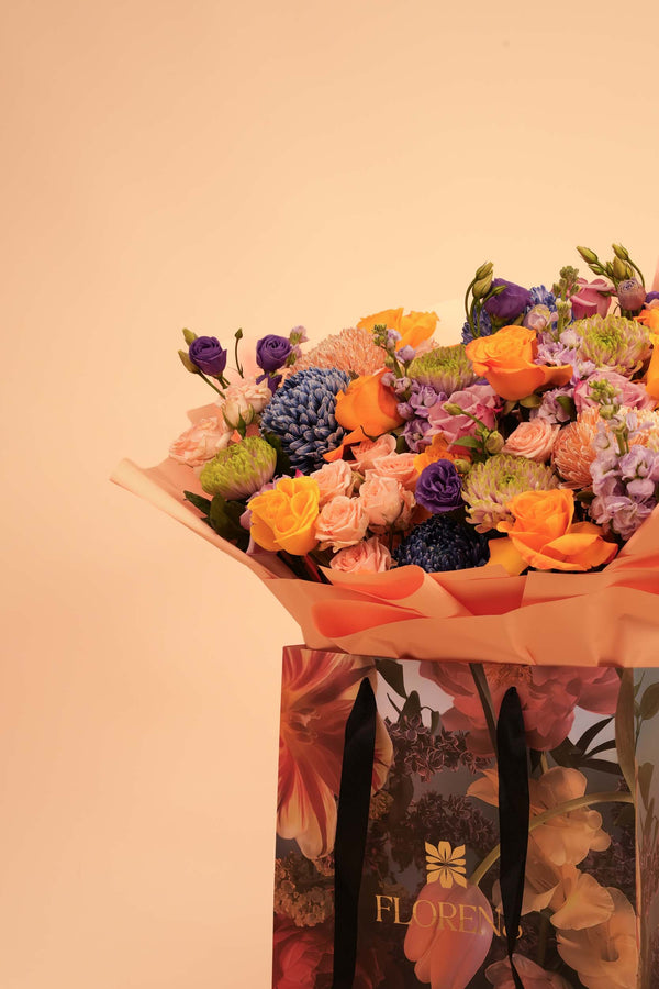 The Sunset Indigo Horizon Large bag Arrangement
