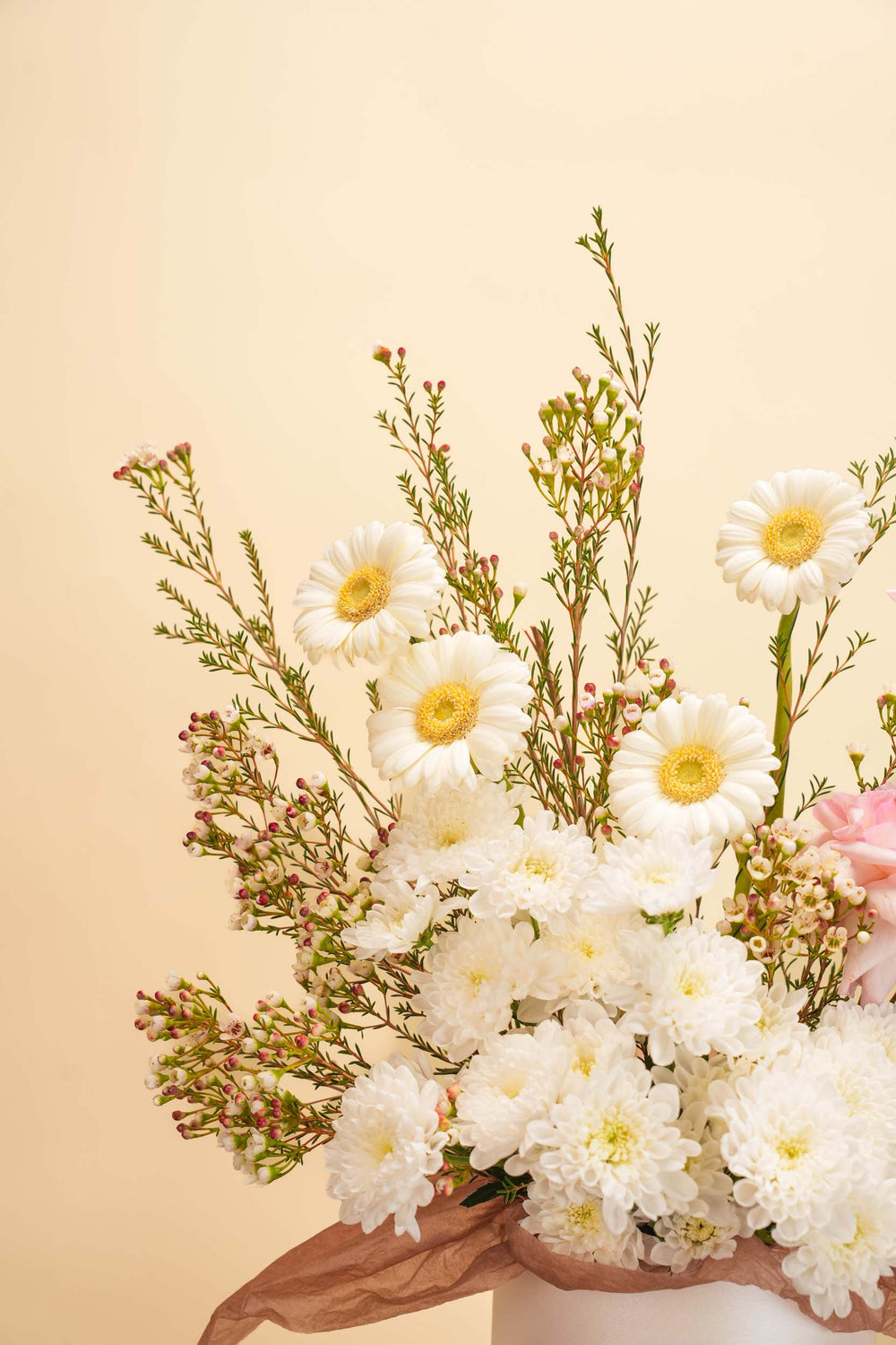 Blush Grace Flower Basket