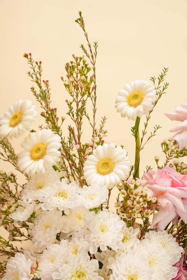 Blush Grace Flower Basket