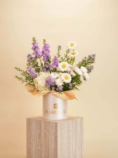 Lavender Bliss Flower Basket