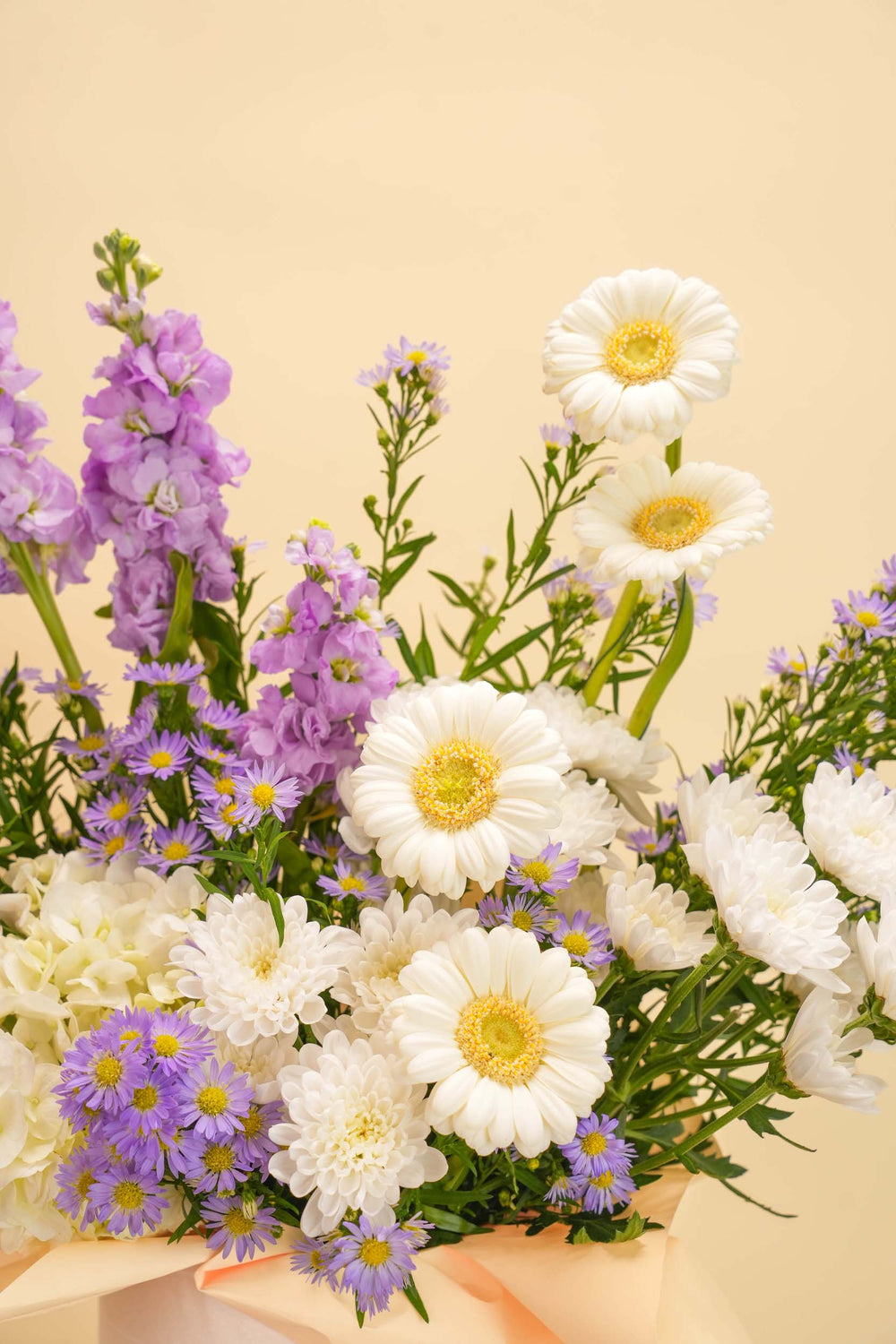 Lavender Bliss Flower Basket