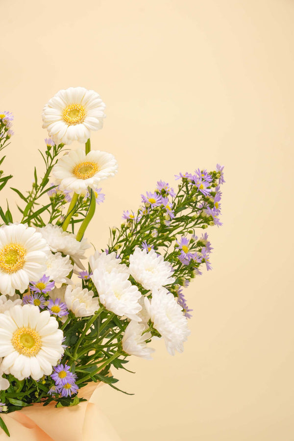 Lavender Bliss Flower Basket