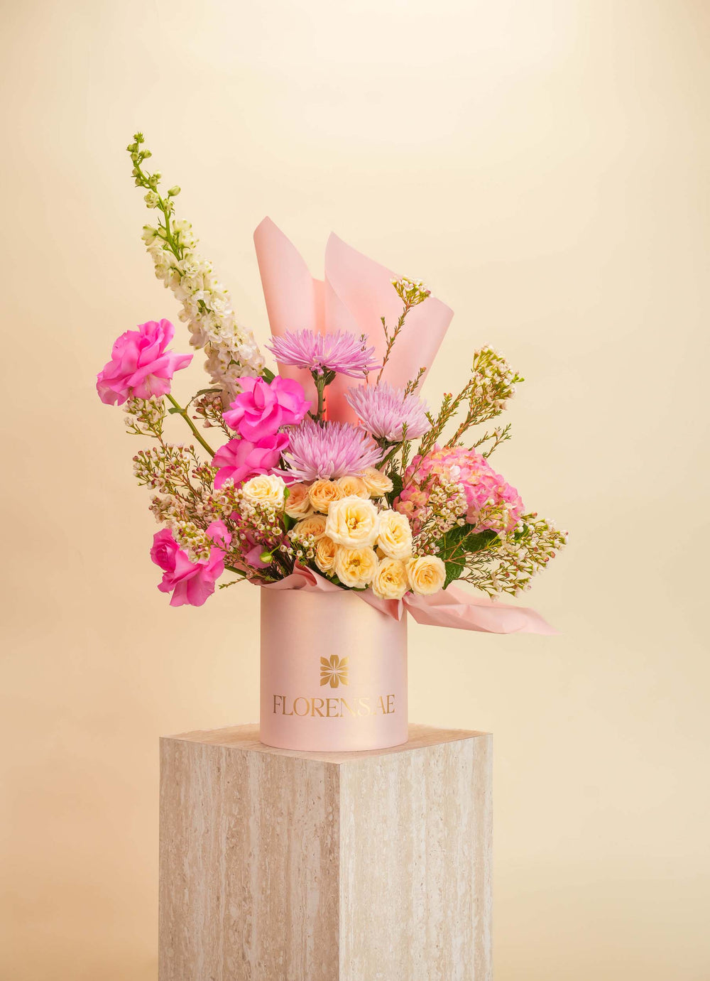 Blush Flower Basket