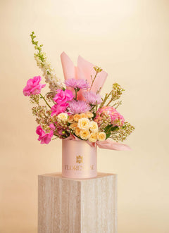 Blush Flower Basket