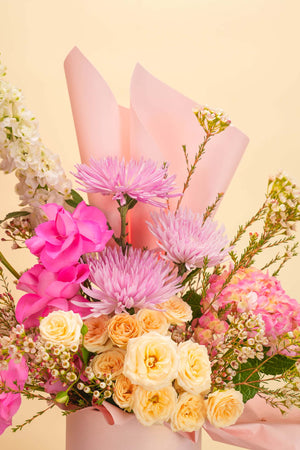 Blush Flower Basket