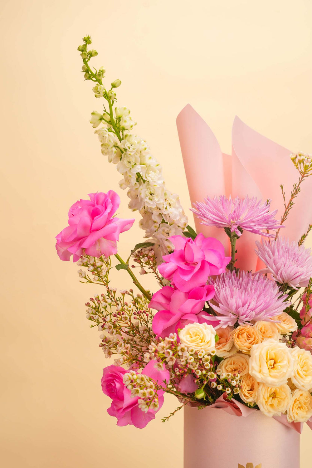 Blush Flower Basket