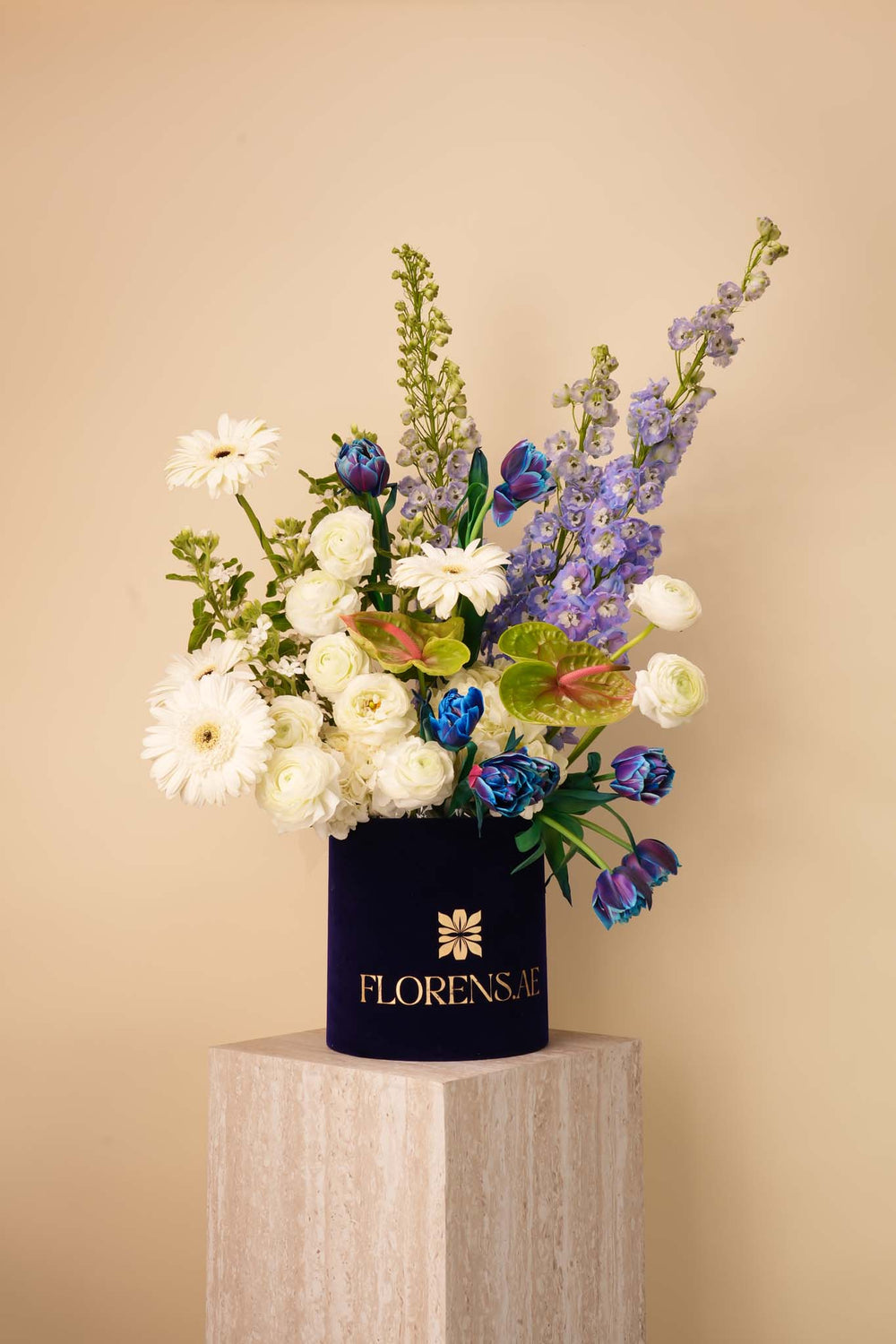 Royal Azure Floral Box