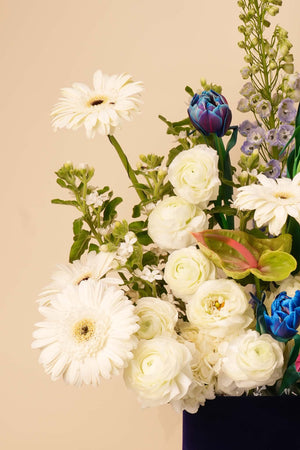 Royal Azure Floral Box