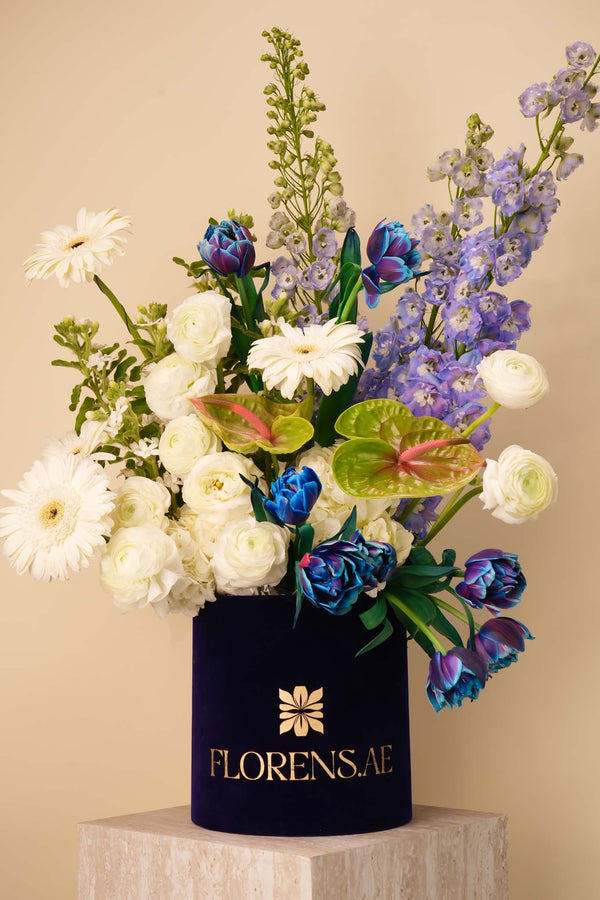 Royal Azure Floral Box