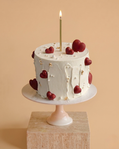 Red Velvet Hearts Celebration Cake