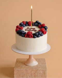 Fresh Berry Birthday Cake